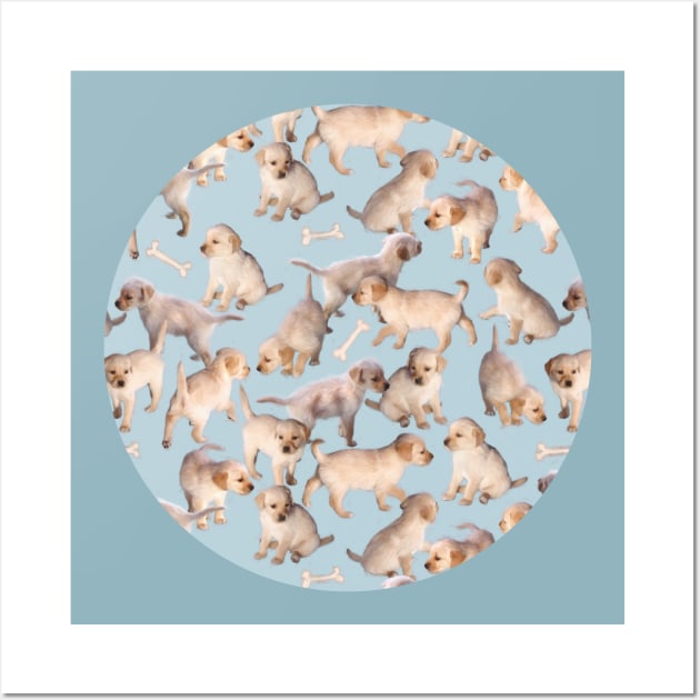 Too Many Puppies Wall Art by micklyn